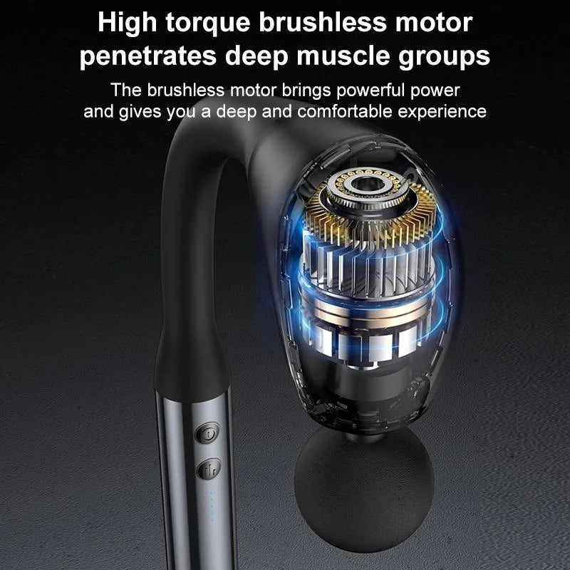 Handheld Electric Massager - Yesido Mg07 - Black - Health &