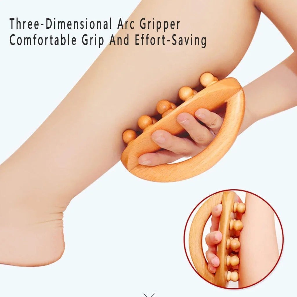 Handheld Massage Brush Whole Body Meridian Scraping Stick