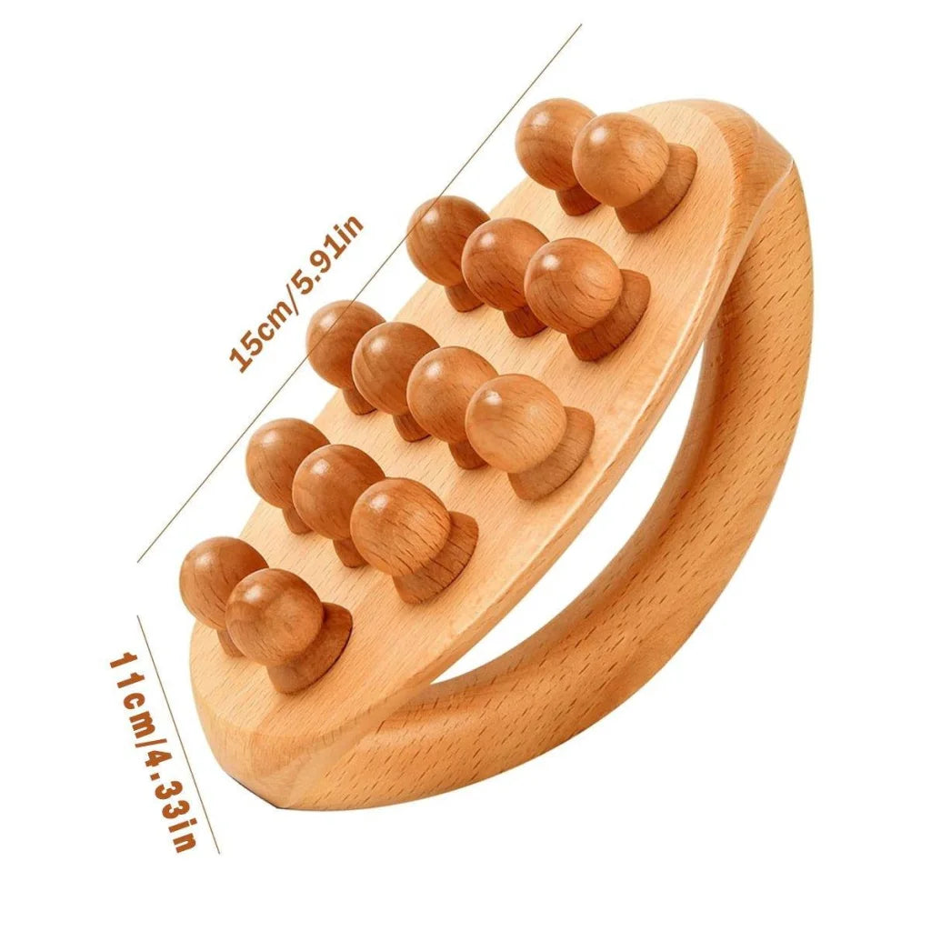 Handheld Massage Brush Whole Body Meridian Scraping Stick