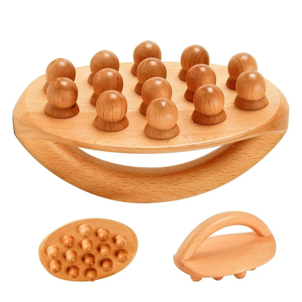 Handheld Massage Brush Whole Body Meridian Scraping Stick