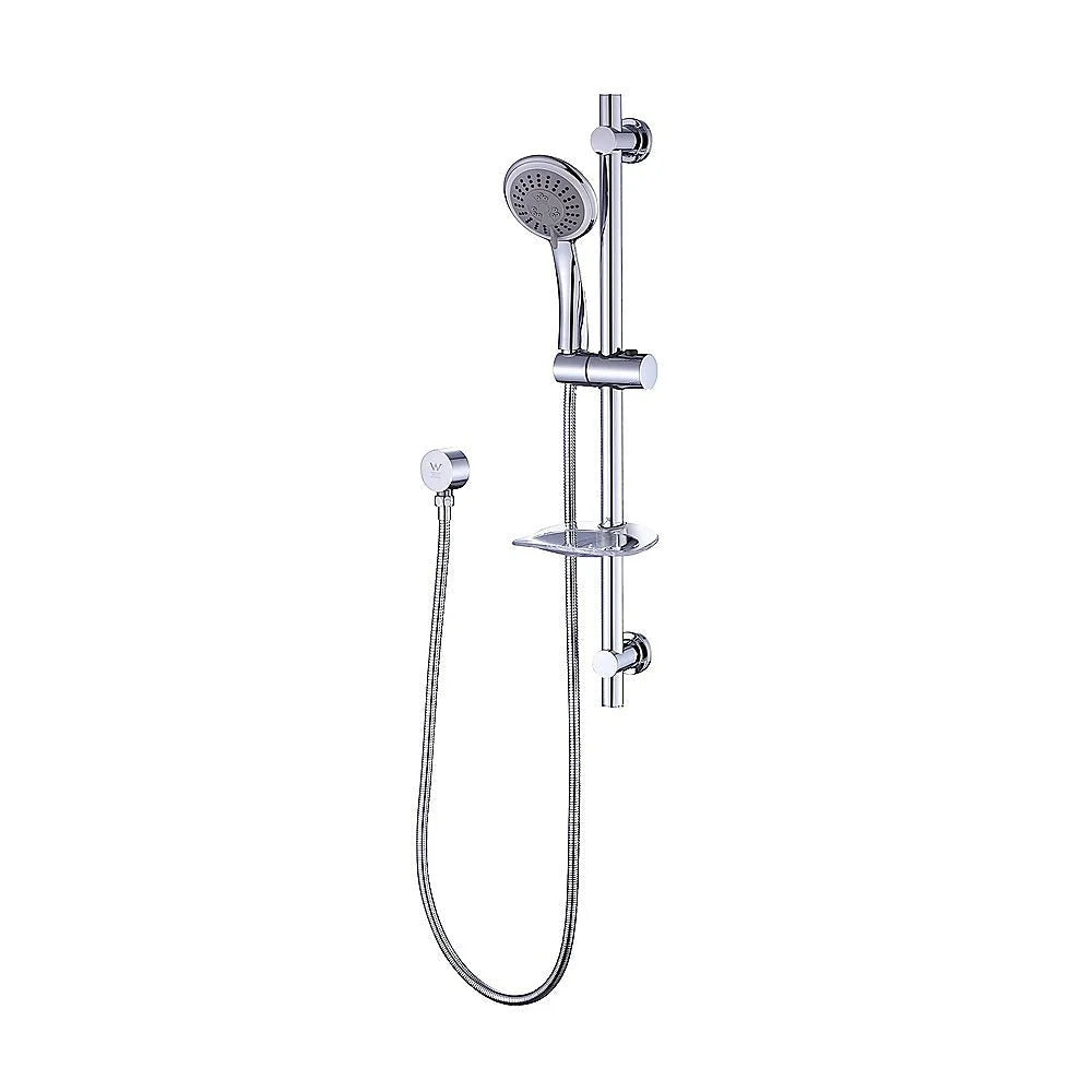 Handheld Shower Rail Soap Dish Bathroom Set