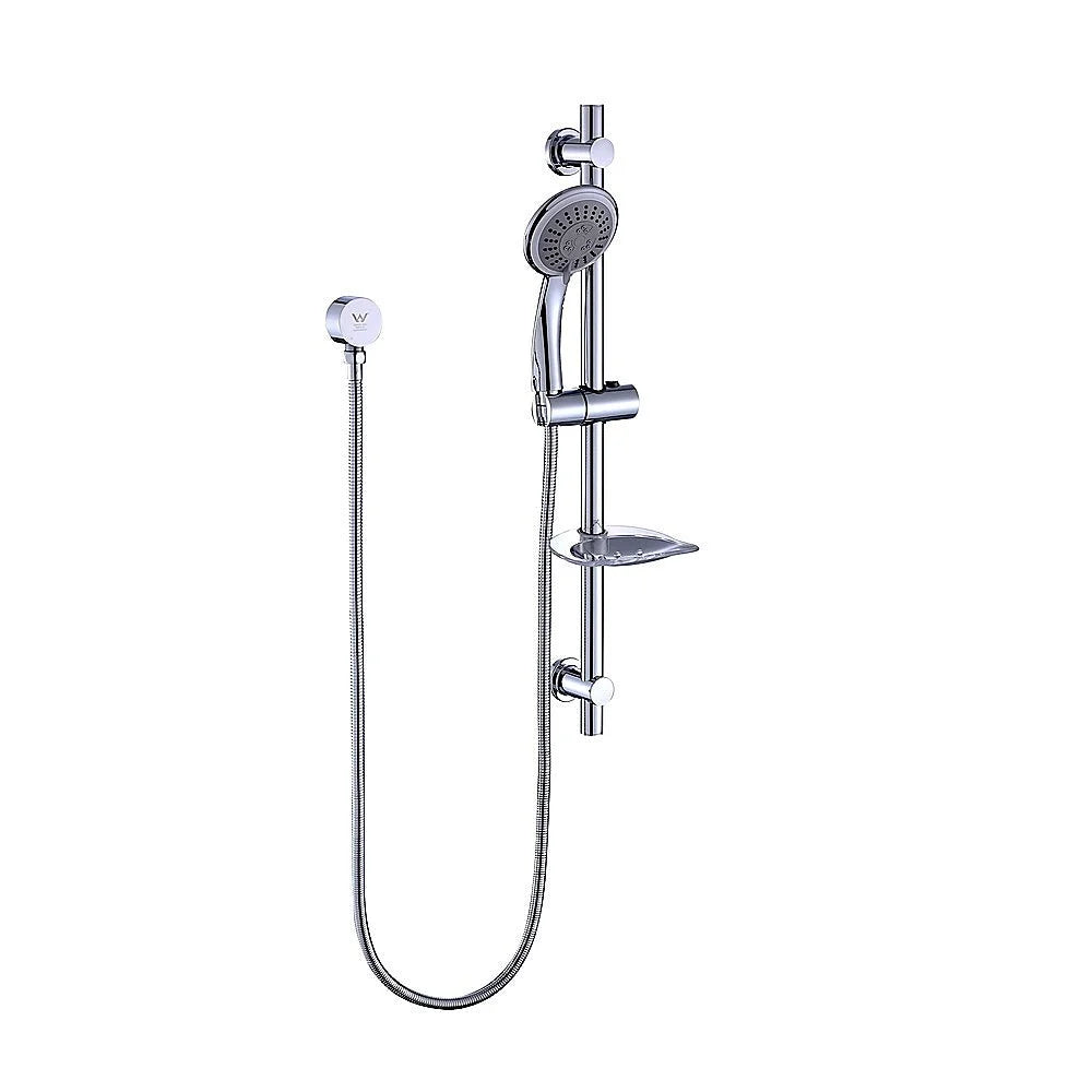 Handheld Shower Rail Soap Dish Bathroom Set