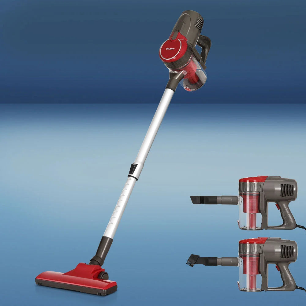 Handheld Vacuum Cleaner Bagless Corded 500W - Red