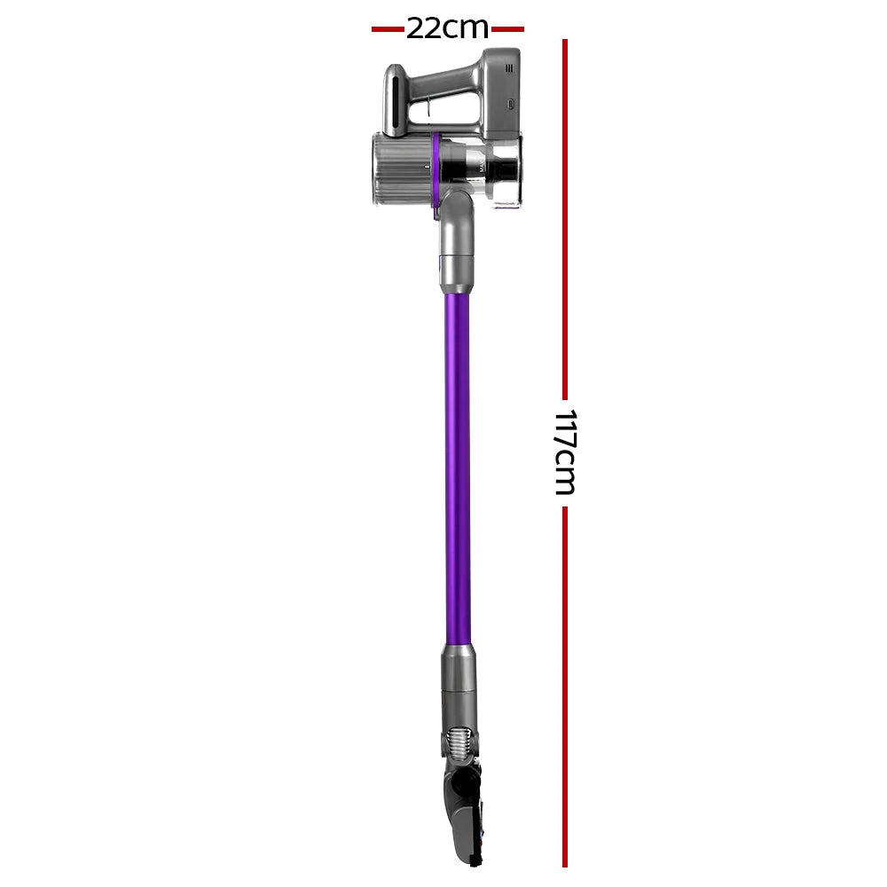 Handheld Vacuum Cleaner Bagless Cordless 120W - Purple