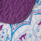 Handsome Quilted Bedspread & Pillowcases Set - Strong