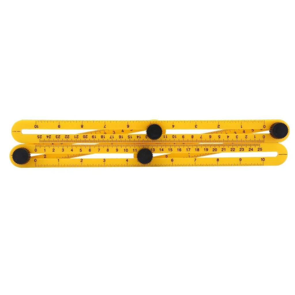 Handy Four-sided Angle Measuring Ruler for Diy Projects