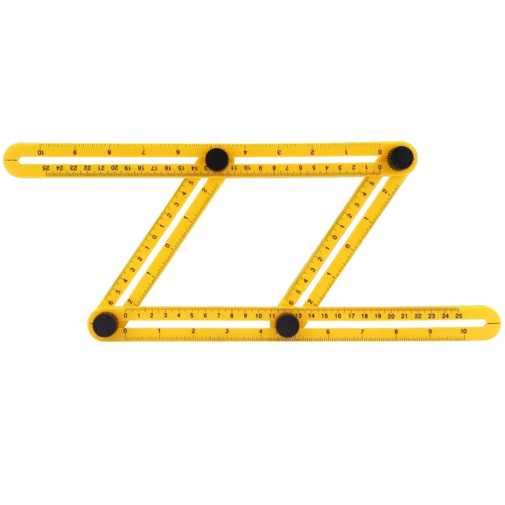 Handy Four-sided Angle Measuring Ruler for Diy Projects