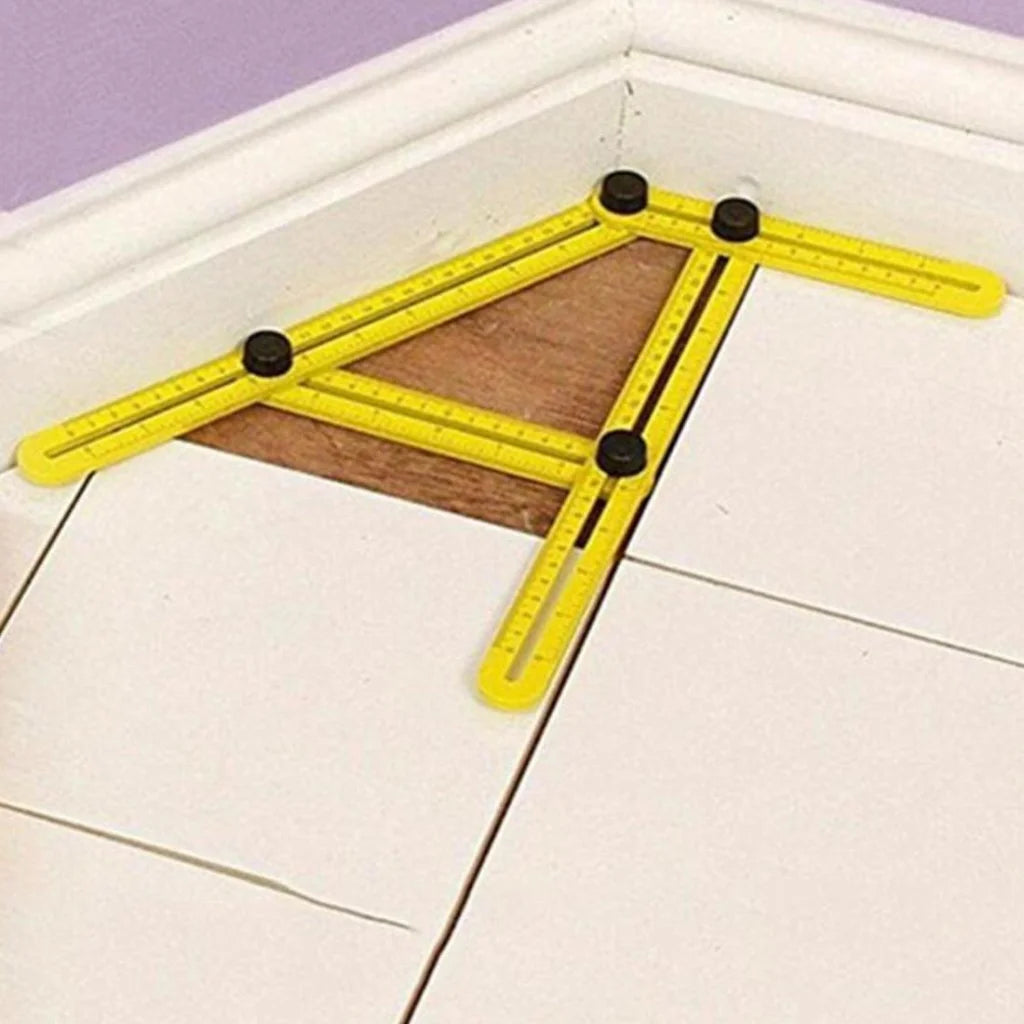 Handy Four-sided Angle Measuring Ruler for Diy Projects