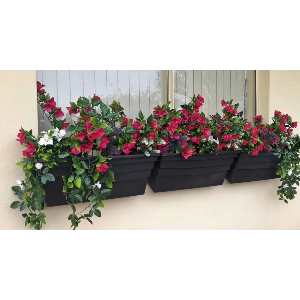 Hanging Artificial Bougainvillea Plant (Pink / Lilac) UV