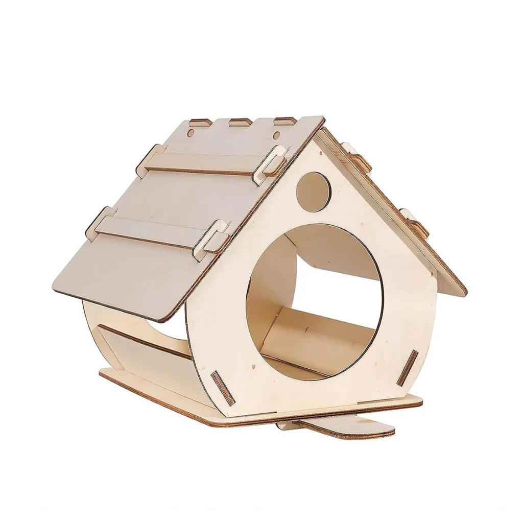 Hanging Bird House Nest Feeder Outdoor Garden Cage Shelter