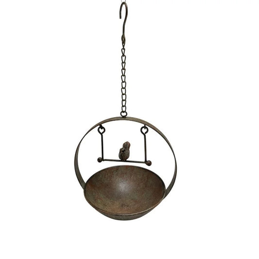 Hanging Birdfeeder w Bird on Swing 48cm - Pet Care > Bird >