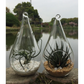 Hanging Clear Glass Tealight Candle Holder 25 Pack - 12cm