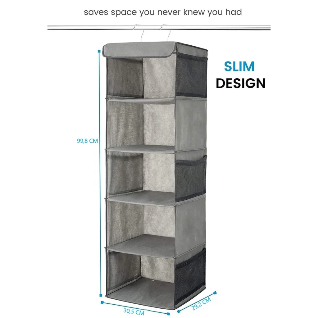 Hanging Closet Organizer 2 Pack 5