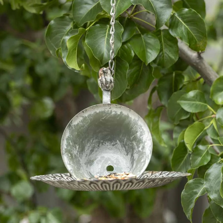 Hanging Cup Saucer Bird Feeder 57cm - Home & Garden > DIY >