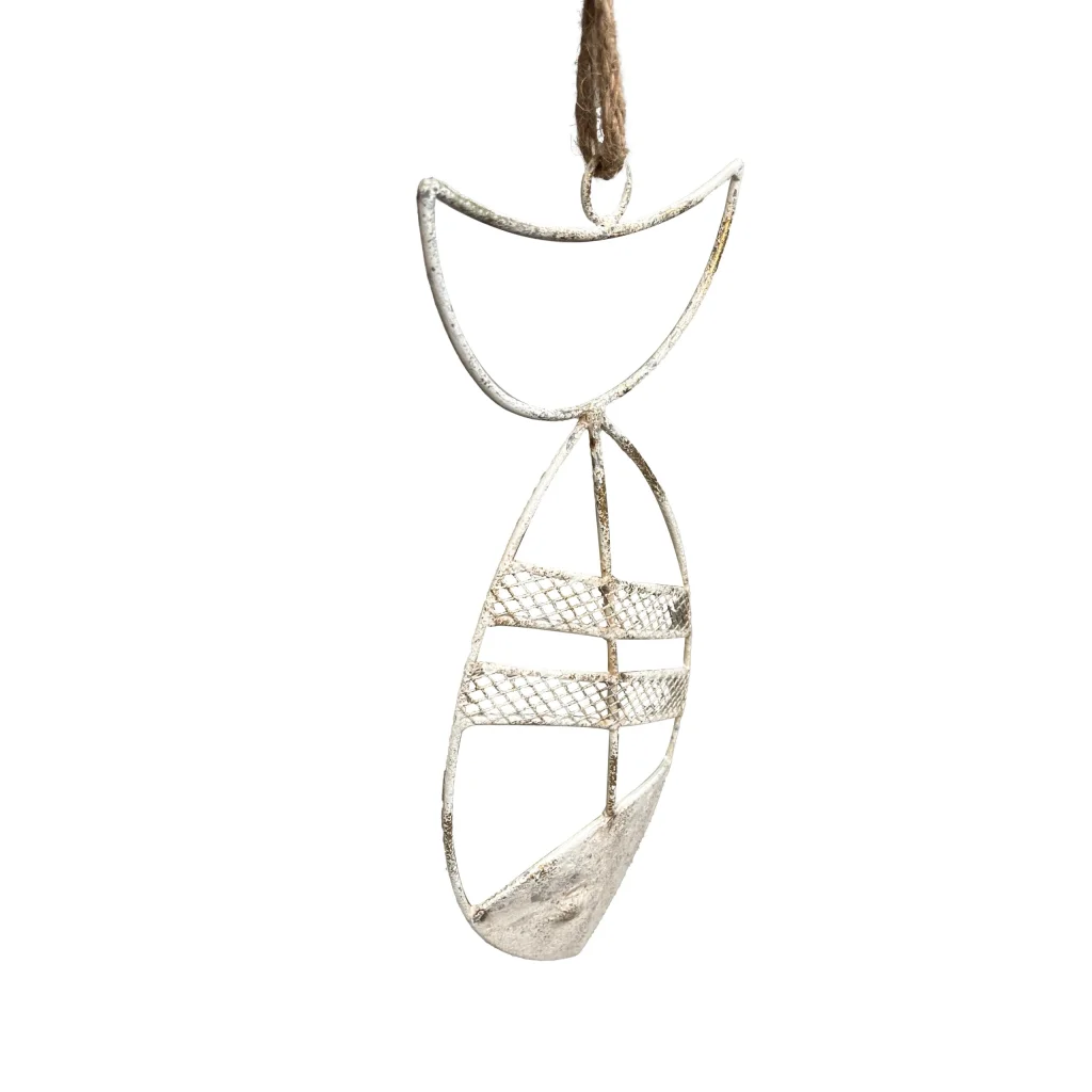 Hanging Fish Wall Decor W Rope 38cm - Home & Garden >