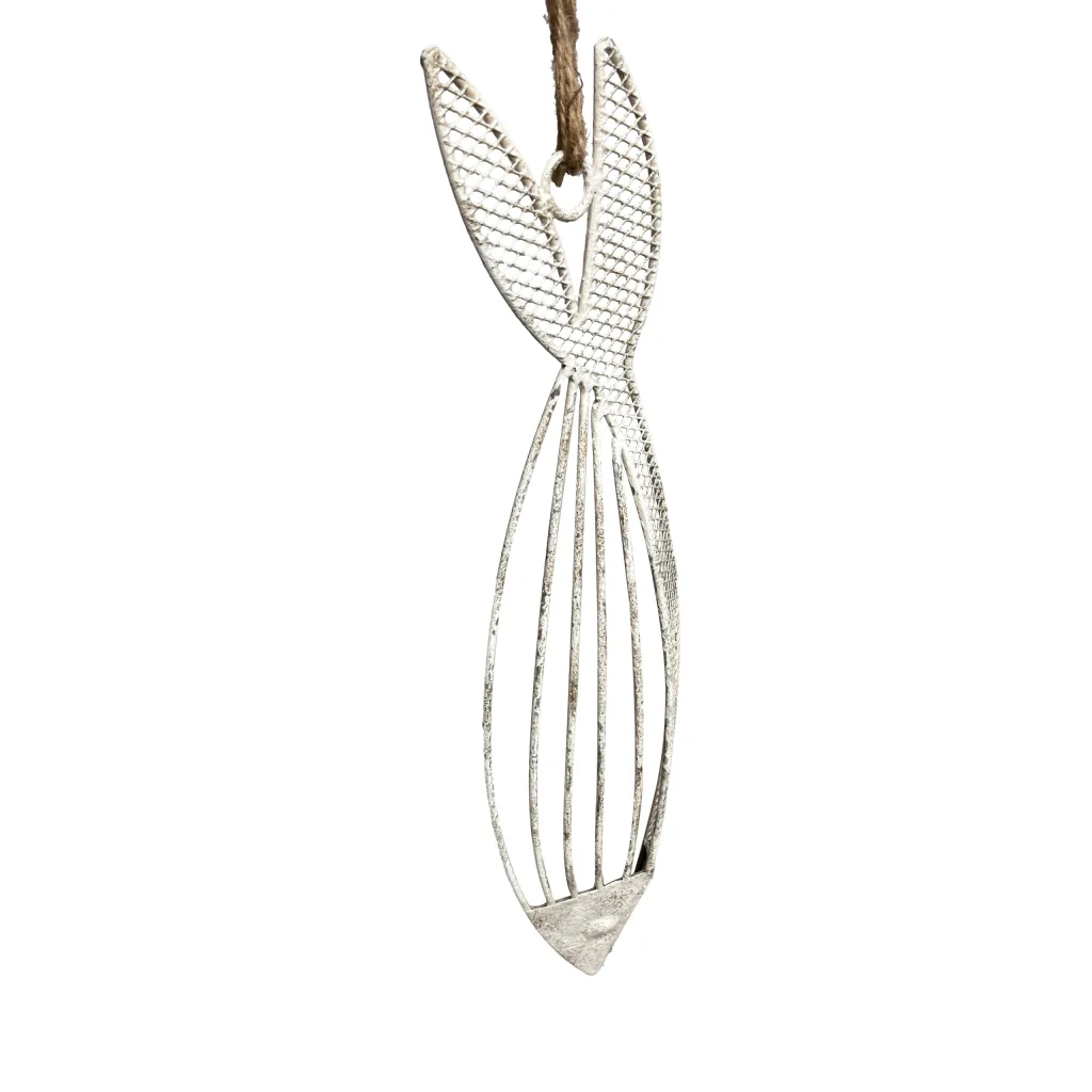 Hanging Fish Wall Decor W Rope 52cm - Home & Garden >