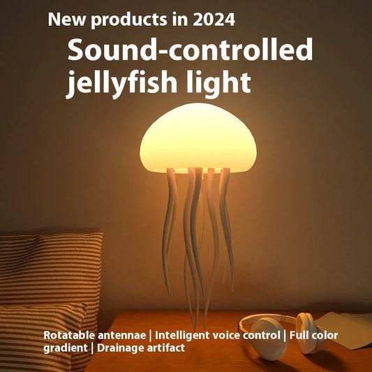 Hanging Style Jellyfish Shaped Night Light - 1000mAh
