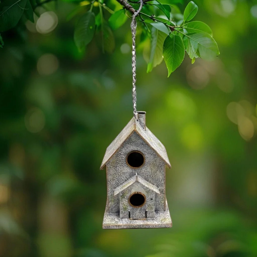 Hanging Two-Storey Birdhouse 52cm - Pet Care > Bird > Bird