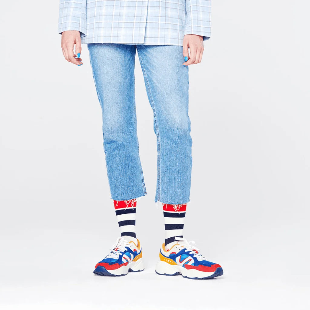 Happy Socks adult Stripe Sock Size 36-40-1973194222249054209