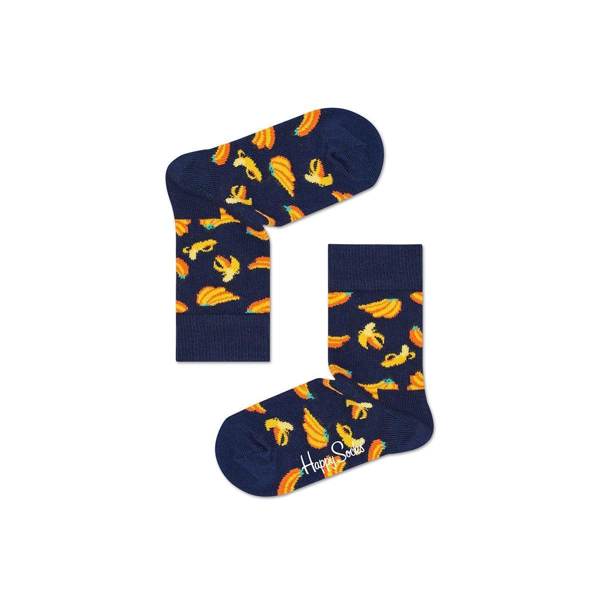 Happy Socks Kids Dark Banana Sock 2-3Yrs
