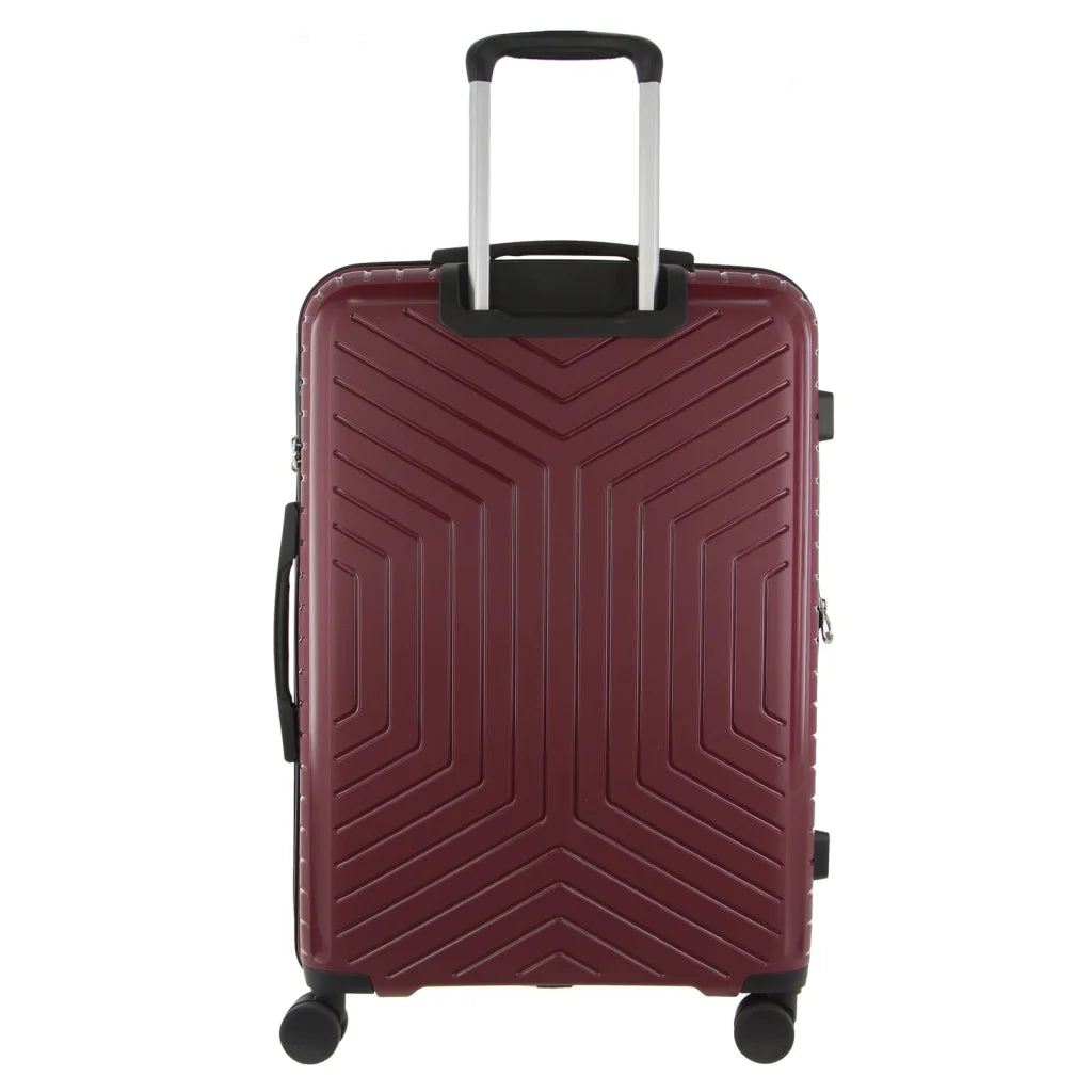 Hard-Shell Suitcase Pierre Cardin 65cm Medium Travel Luggage Bag