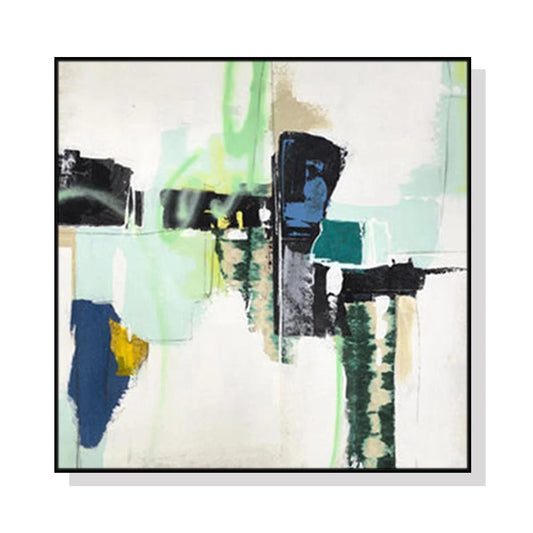 Hard Truth Wall Art Canvas 40cmx40cm Black Frame - Home &