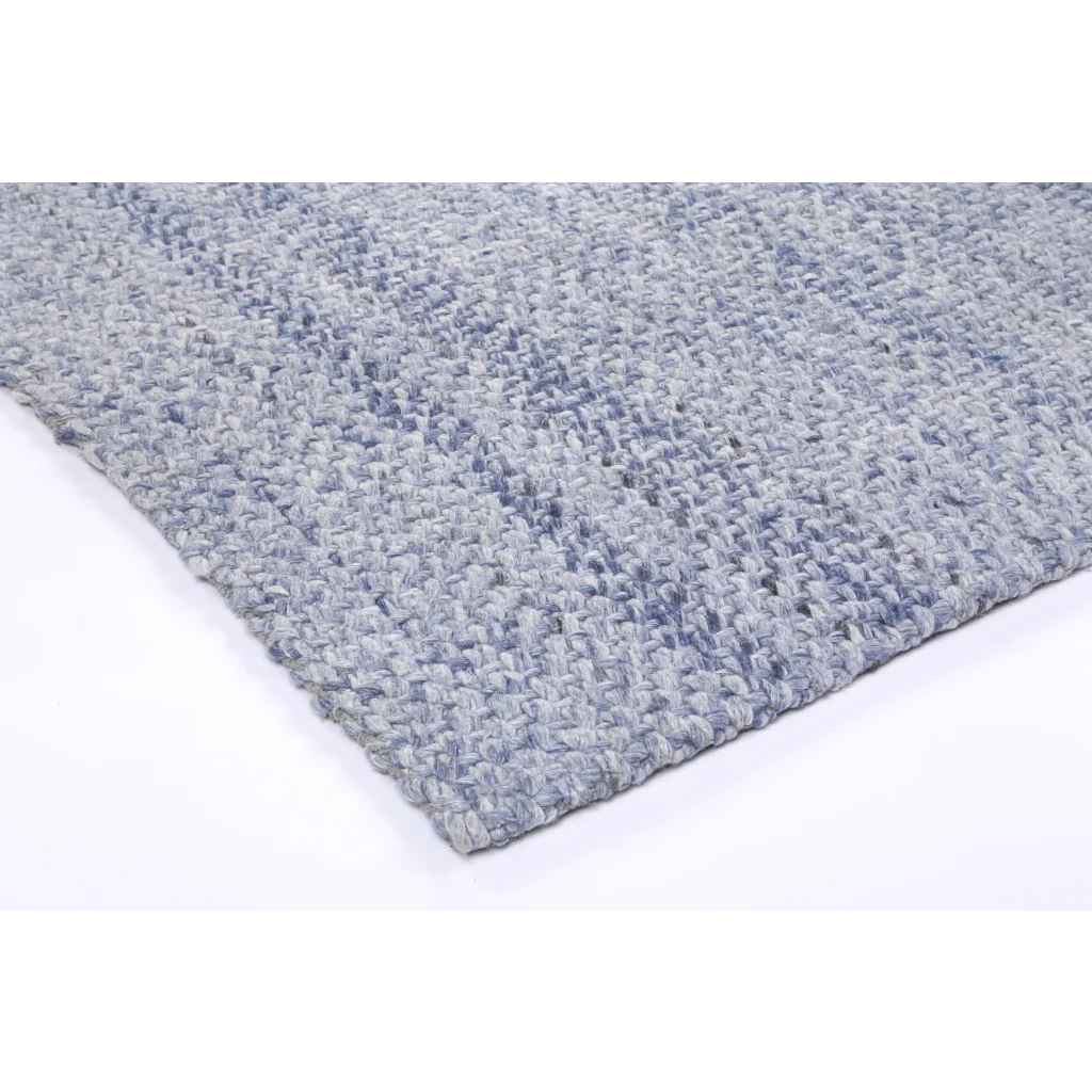 Harlow Chignon Blue Wool Blend Rug - 160x230 - Home & Garden