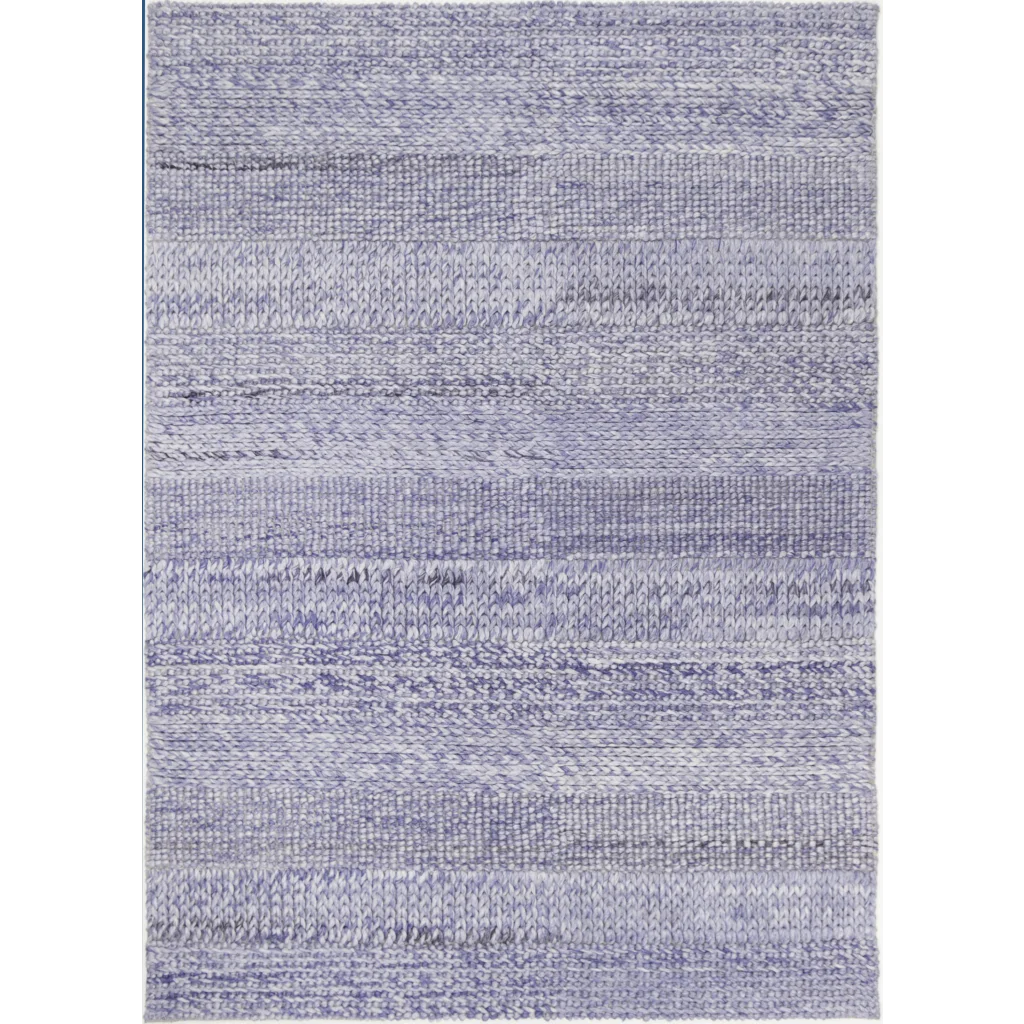 Harlow Grace Blue Wool Blend Rug - 160x230 - Home & Garden