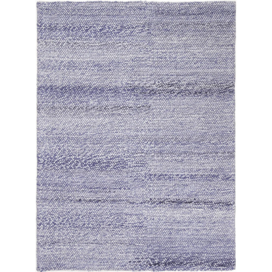 Harlow Loopy Blue Wool Blend Rug - 160x230 - Home & Garden