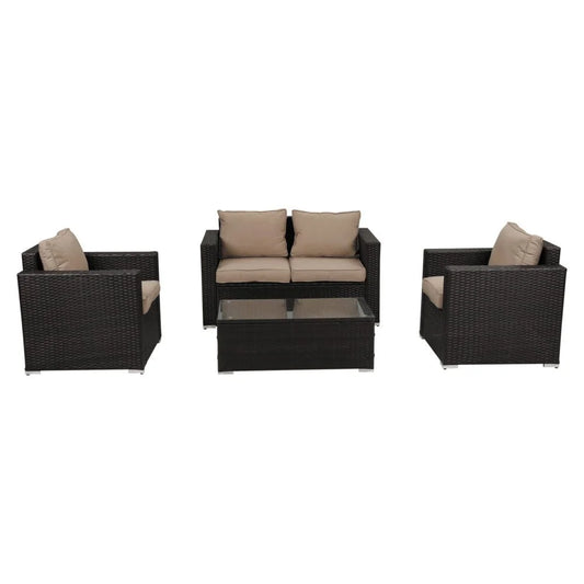 Harmony Haven Outdoor Sofa Set - Furniture > Outdoor >