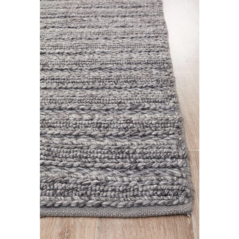 Harvest 801 Steel Rug by Rug Culture -225X155CM - RECTANGLE