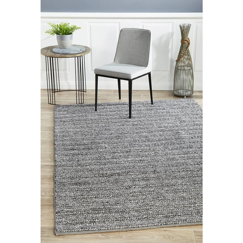 Harvest 801 Steel Rug by Rug Culture -225X155CM - RECTANGLE