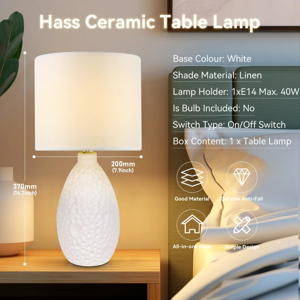 Hass Ceramic Table Lamp - Home & Garden > Lighting > Table