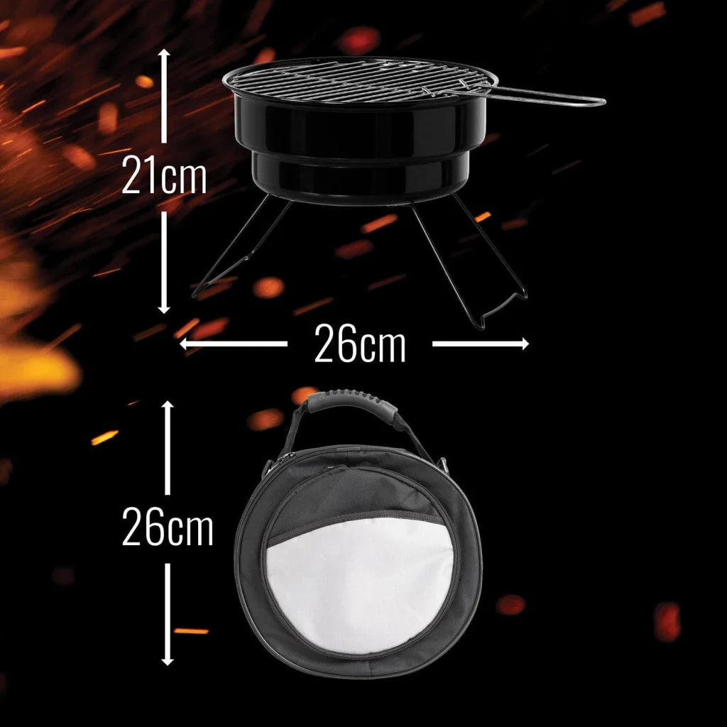 Havana Outdoors 2-in-1 BBQ Grill Cooler Combo Set Camping