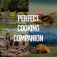 Havana Outdoors 2-in-1 BBQ Grill Cooler Combo Set Camping