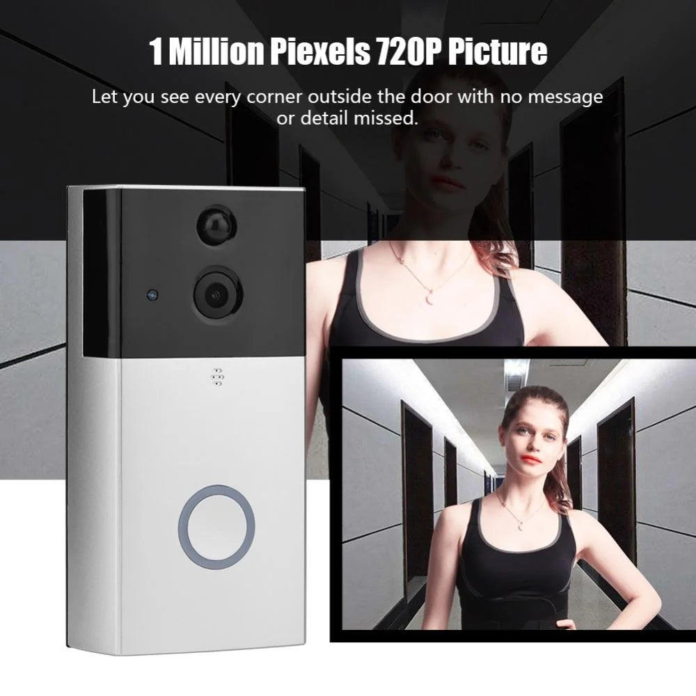 Hd 720P Security Camera Smart Wifi Video Doorbell Intercom