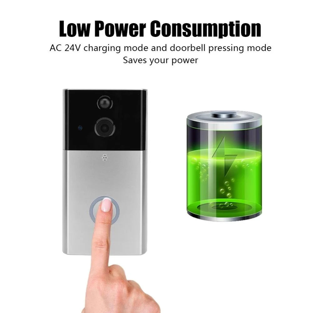 Hd 720P Security Camera Smart Wifi Video Doorbell Intercom