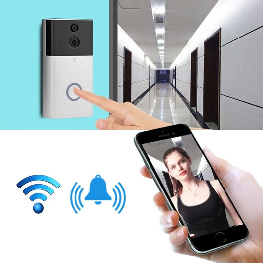 Hd 720P Security Camera Smart Wifi Video Doorbell Intercom