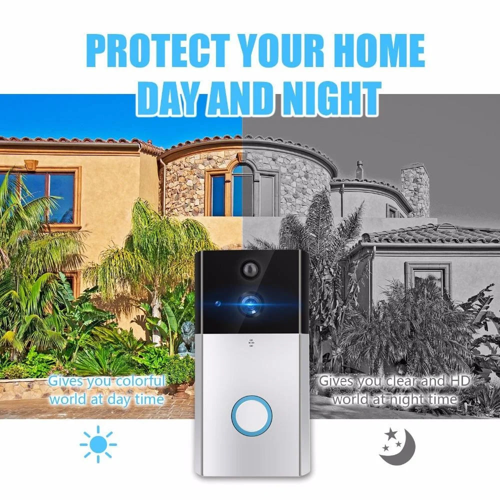 Hd 720P Security Camera Smart Wifi Video Doorbell Intercom