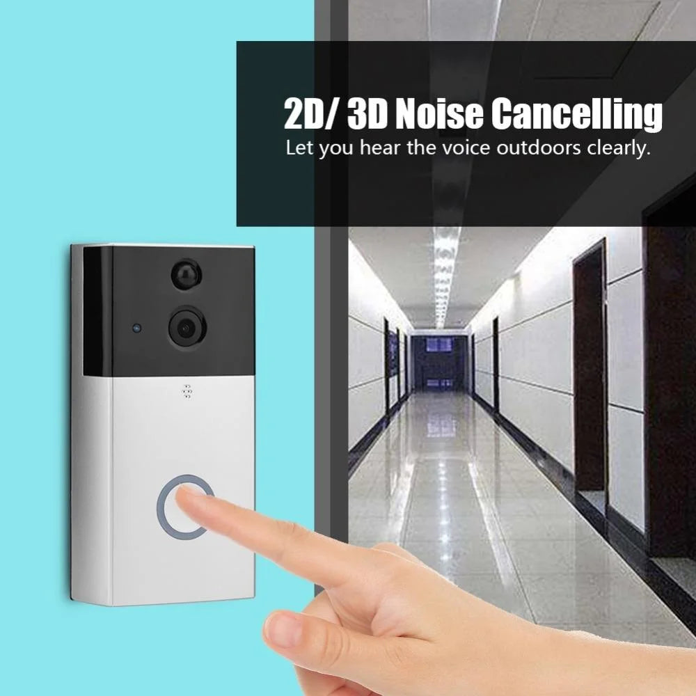 Hd 720P Security Camera Smart Wifi Video Doorbell Intercom
