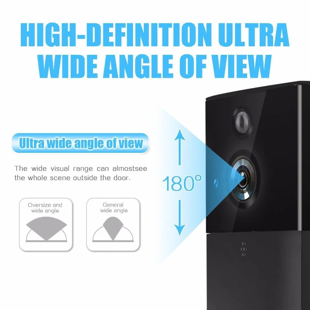 Hd 720P Security Camera Smart Wifi Video Doorbell Intercom