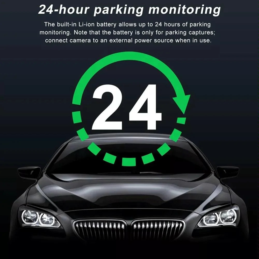Hd Dual Camera Car Dash Cam with Infrared Night Vision