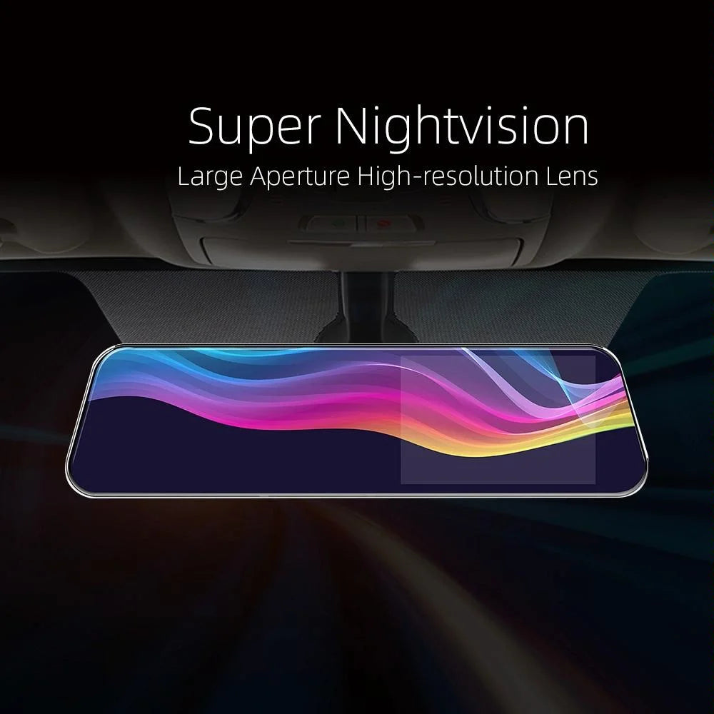 Hd Dual Record Lens Car Rear View Mirror with 5 Screen - A6