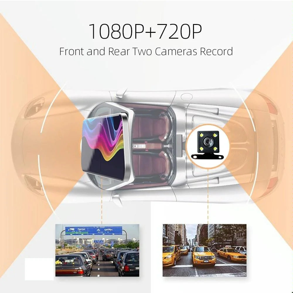 Hd Dual Record Lens Car Rear View Mirror with 5 Screen - A6