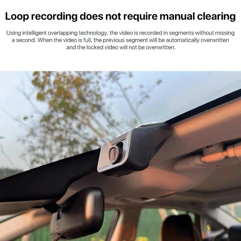 Hd Night Vision Car Recorder with Wifi & Mobile App Support