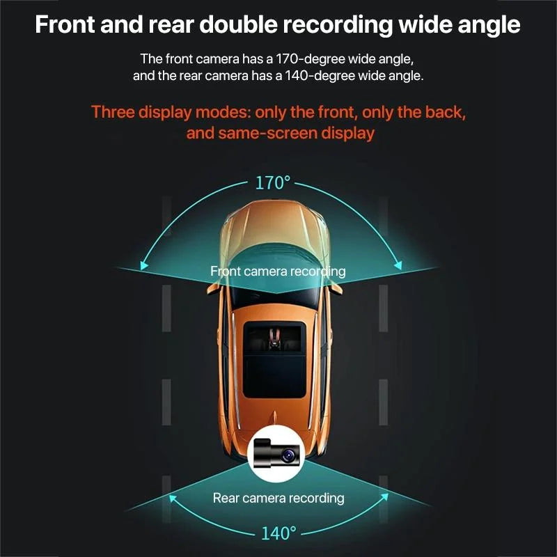 Hd Night Vision Car Recorder with Wifi & Mobile App Support