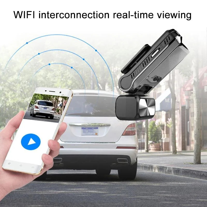 Hd Night Vision Wifi Car Dash Cam - Single Camera - Auto