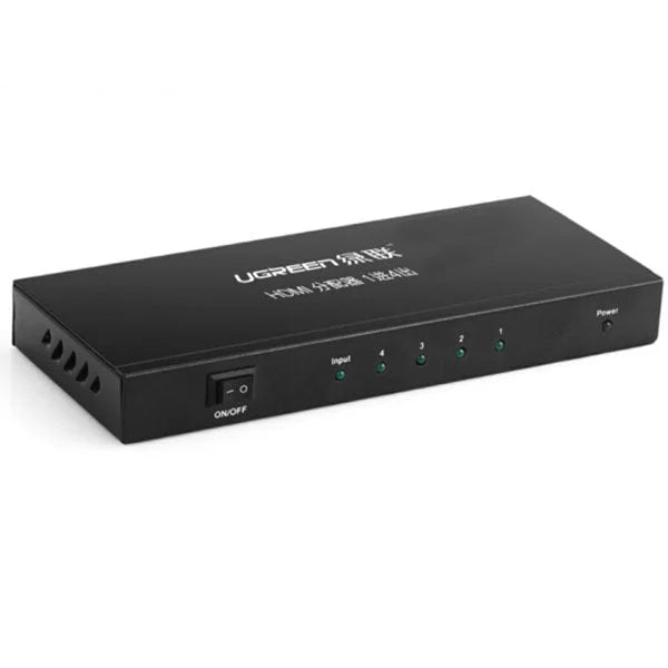 HDMI Amplifier Splitter 1 x 4 - Black (40202) - Computer