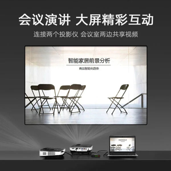 HDMI Amplifier Splitter 1x2 - Black (40201) - Computer