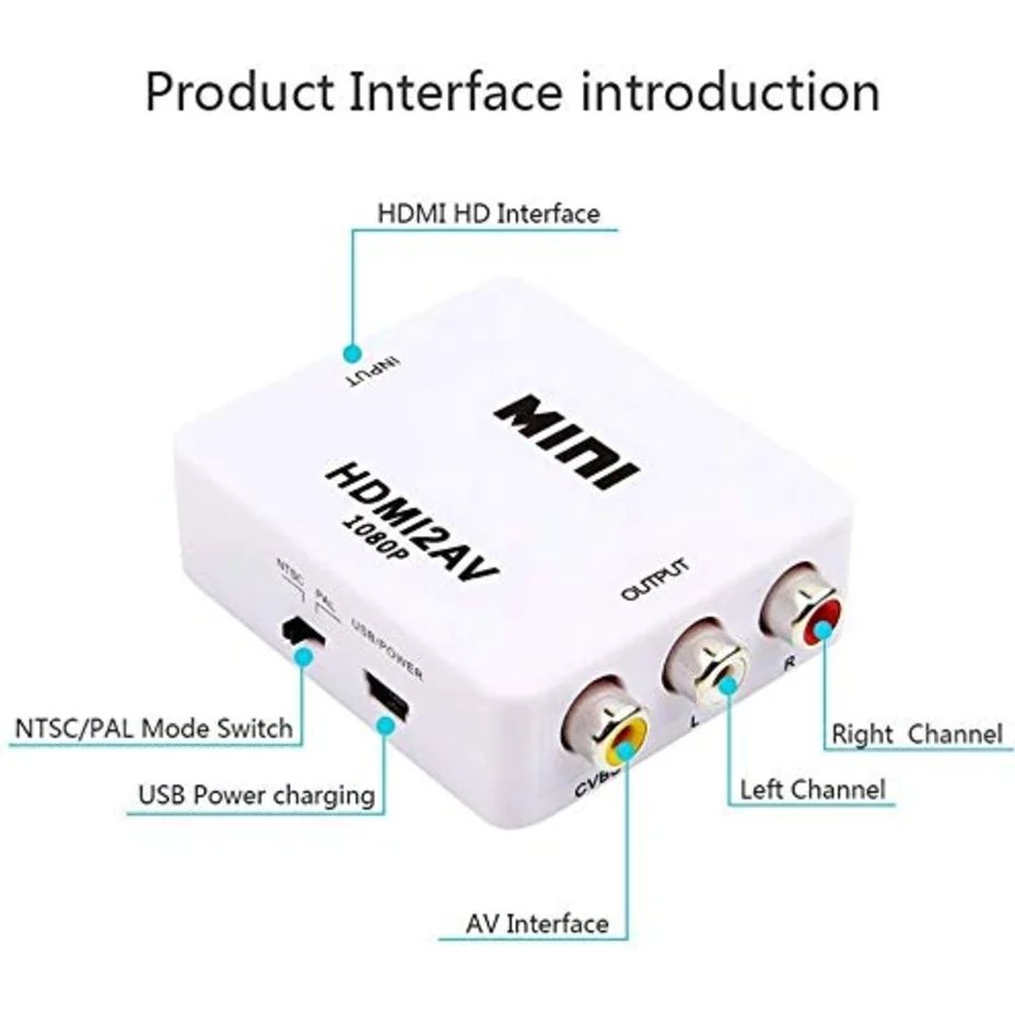 HDMI to AV Converter appliances TV tvs accessories 553